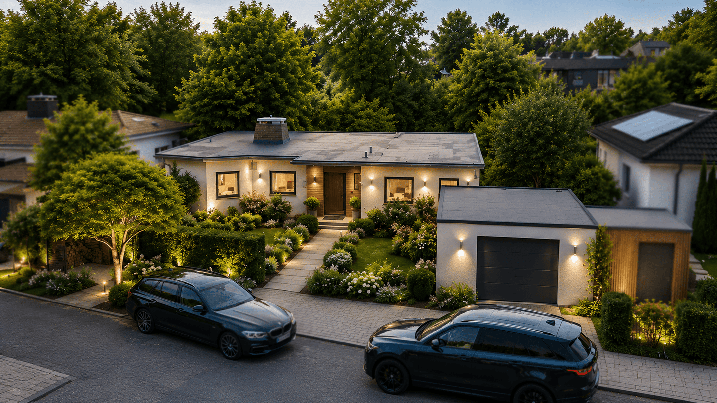 Sonniger Südgarten | ca. 190 m² Wohn- & Nutzfläche | Grenze Wellingsbüttel, 22393 Hamburg (Wandsbek Bramfeld Poppenbüttel Sasel Wellingsbüttel)