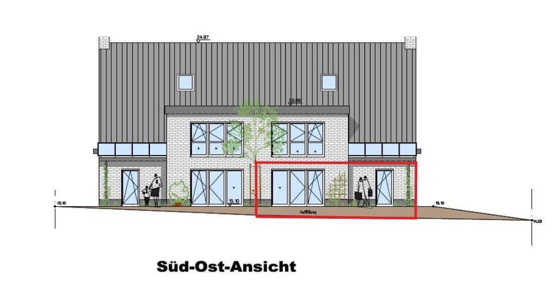Zur Miete – Neubau-Wohnung EGL mit Garten und Stellplatz an der niederländischen Grenze, 47559 Kranenburg