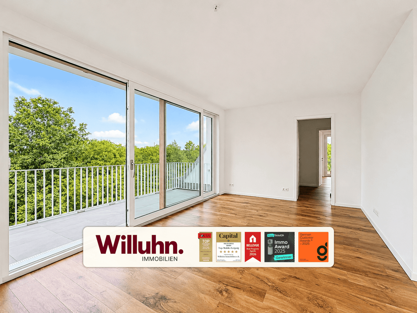 Exklusives PENTHOUSE in MACHERN I große Dachterrasse I 2 Bäder I Aufzug I Stellplatz I Keller, 4827 Machern