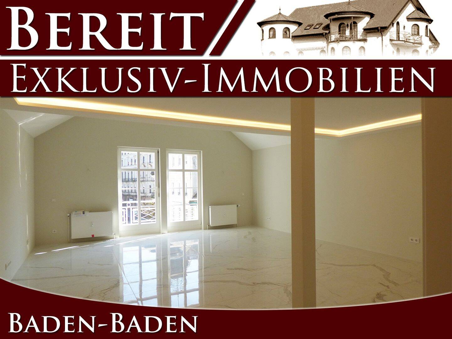 Barrierefreie Eigentumswohnung mit Süd-Balkon im Zentrum ! Erstbezug nach Komplettsanierung, 76530 Baden-Baden (Ebersteinburg Innenstadt Lichtental Varnhalt Weststadt)