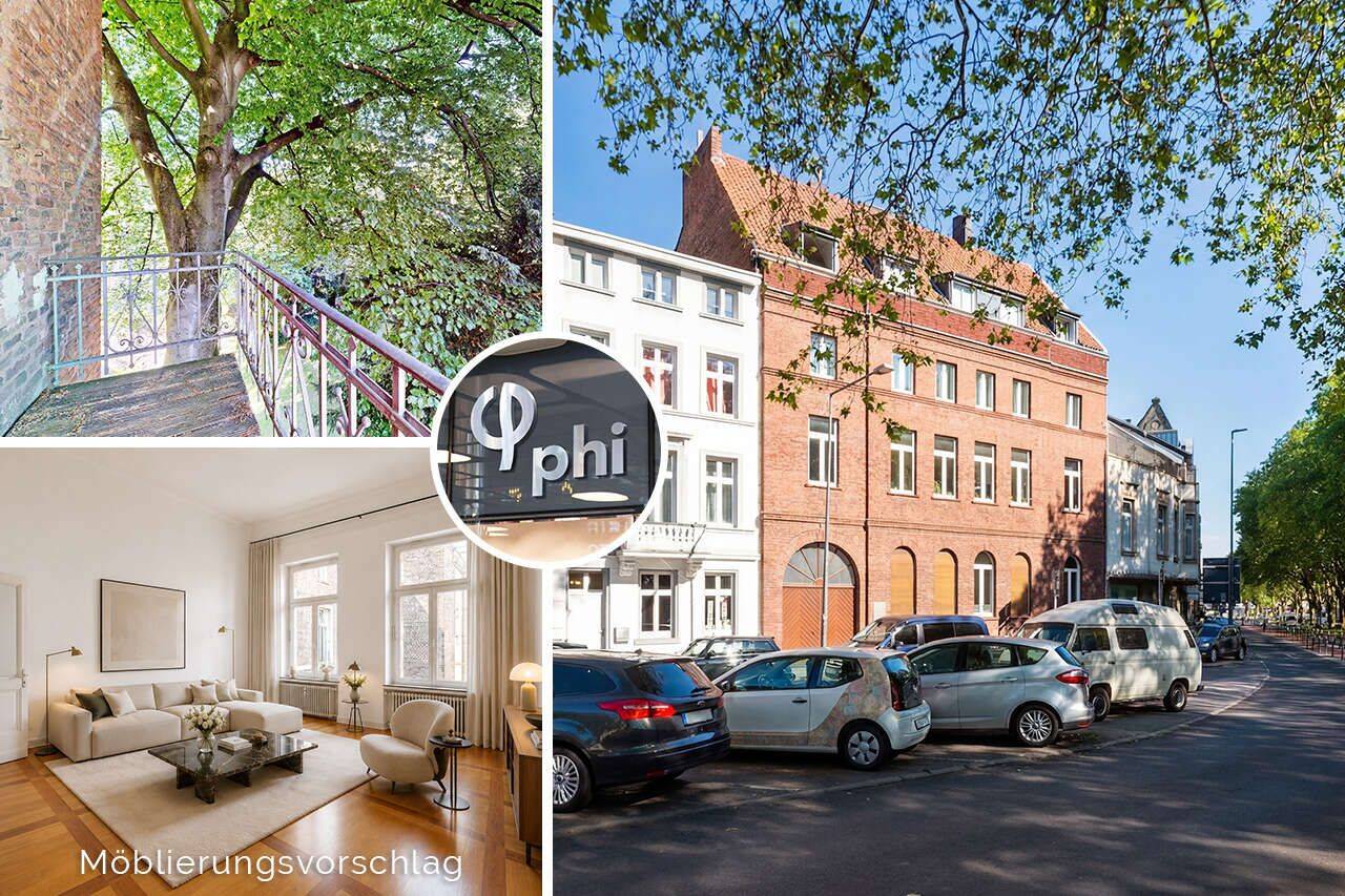 PHI AACHEN – Wohnen mit Charakter – 130 m² Altbauflair in bester Citylage von Aachen!, 52062 Aachen