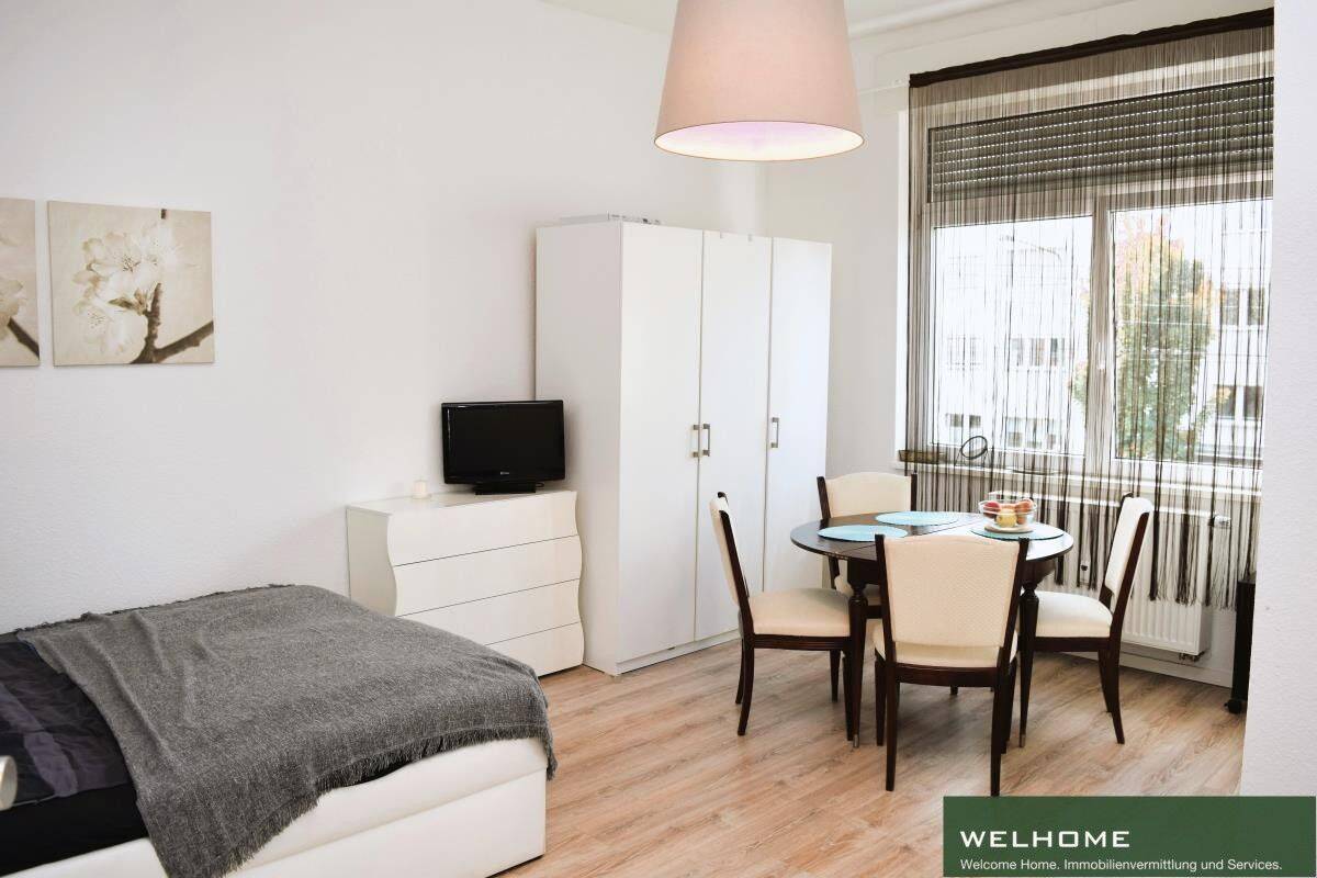 Komfort-Wohnen auf Zeit: Neumöbliertes Single-Apartment, 60433 Frankfurt am Main (Bonames Dornbusch Eschersheim Frankfurter Berg Preungesheim)