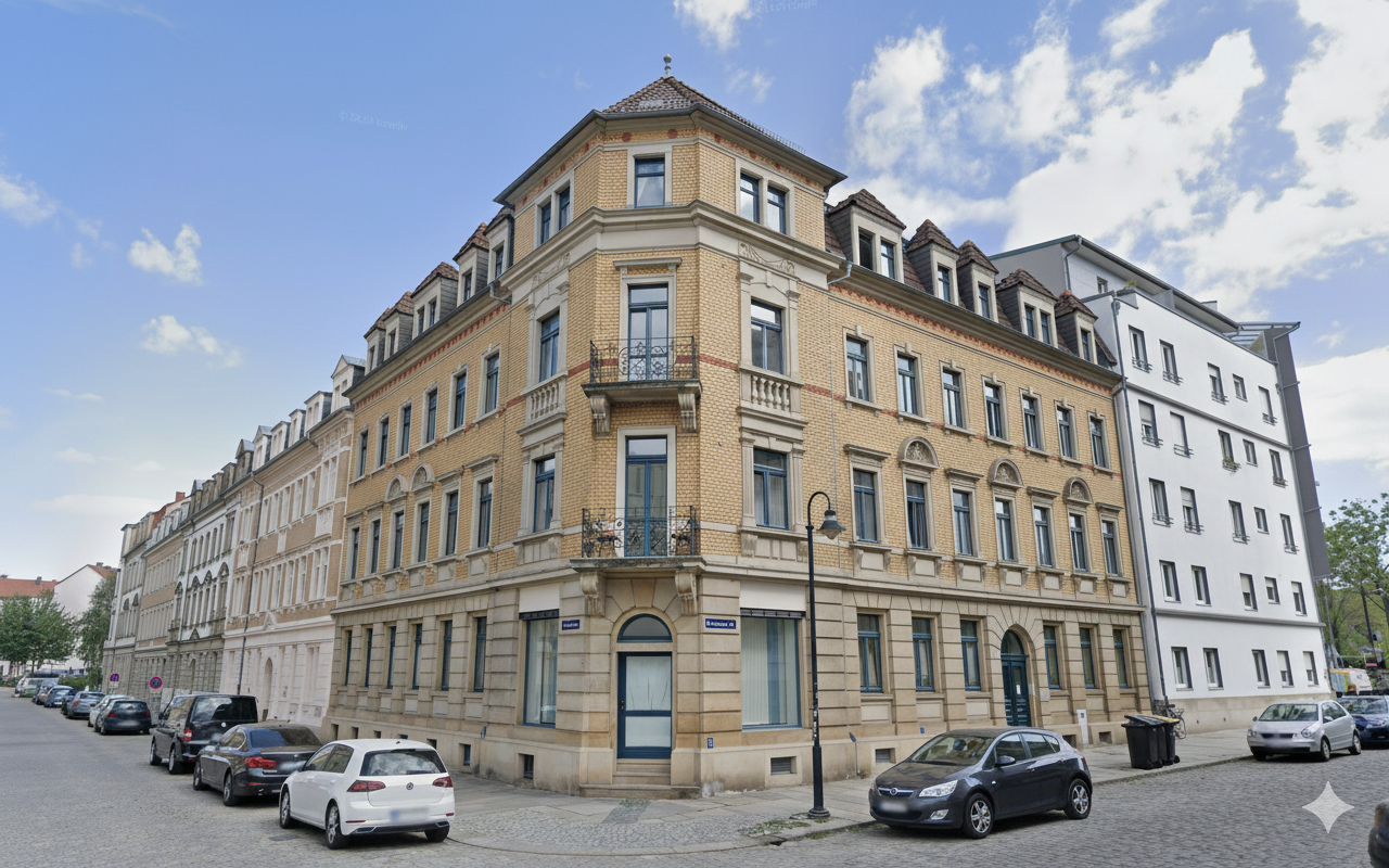 Möblierte Altbau-Dachsgeschosswohnung in optimaler Lage DD-Neustadt -Zentral, 1127 Dresden (Hellerberge Leipziger Vorstadt Mickten Pieschen-Nord/Trachenberge Pieschen-Süd)