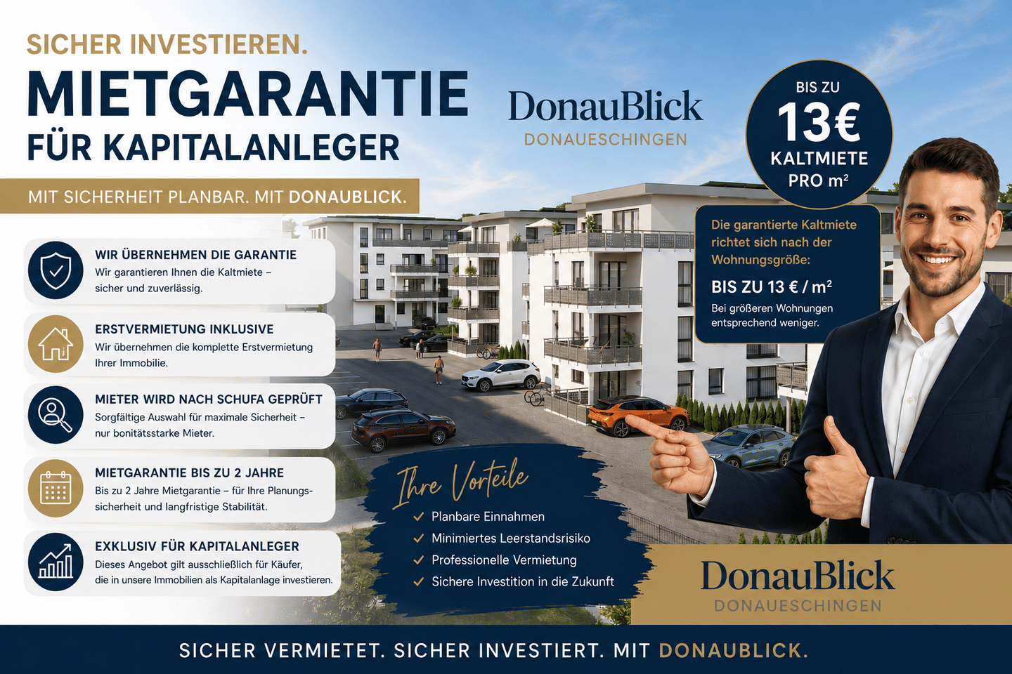 3-Zimmer-Wohnung / NEUBAU / Haus E, 78166 Donaueschingen