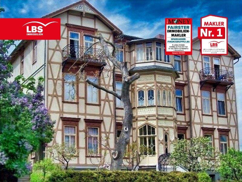 Historische Villenetage vis-à-vis vom Welfenschloss | Kamin | 2 Bäder, 38889 Blankenburg (Harz)