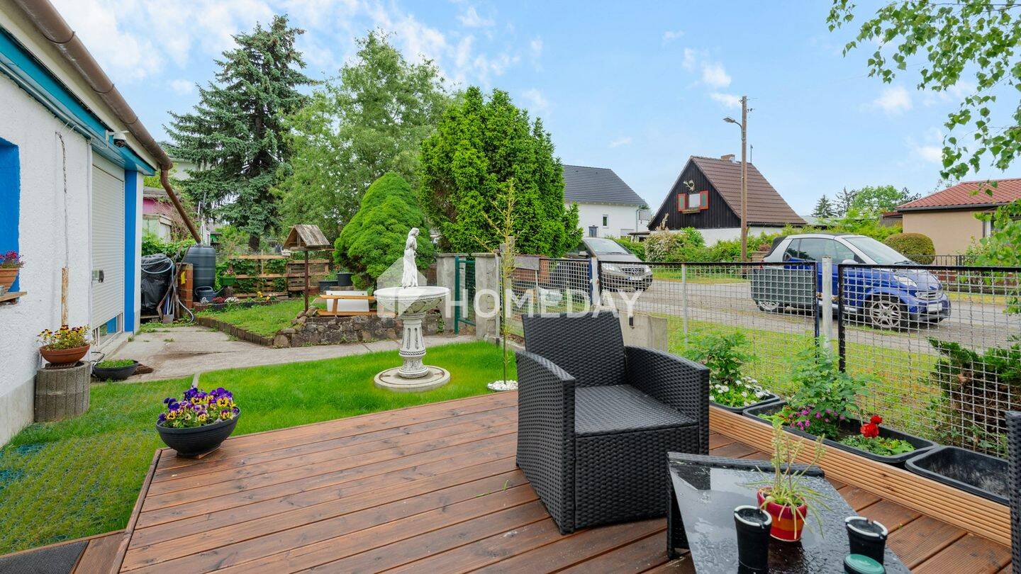 Familienfreundlicher 4-Zimmer-Bungalow mit Garten, zwei Terrassen und PV-Anlage, 12683 Berlin (Marzahn-Hellersdorf Biesdorf Kleingartenanlage Biesenhorst 1)