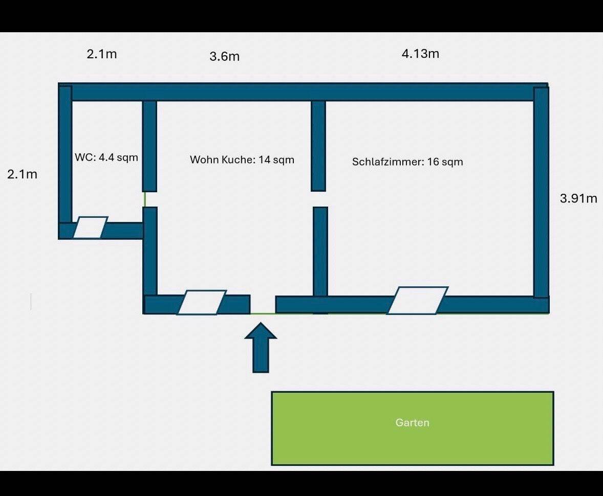 1.5 Zimmer möbliert Wohnung im Herzogenaurach, 91074 Herzogenaurach