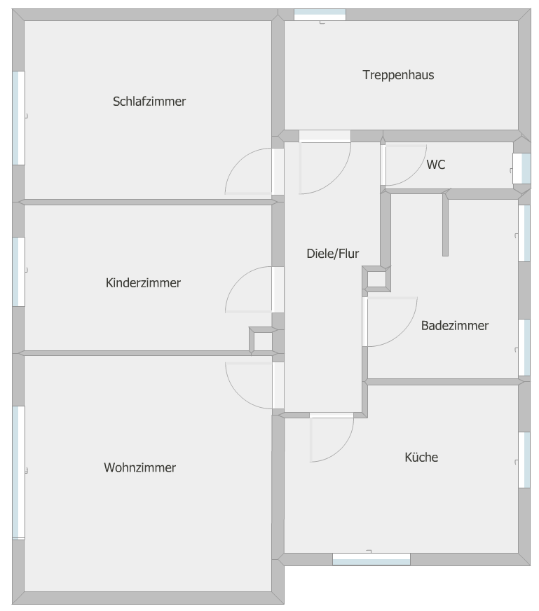 Hochwertige 3-Zimmerwohnung mit Erstbezug nach Kernsanierung – Ihr neues Zuhause auf Neubauniveau!, 76228 Karlsruhe