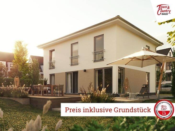 Haus kaufen in Thale – moderne Stadtvilla mit Walmdach auf großzügigem Grundstück, 6502 Thale