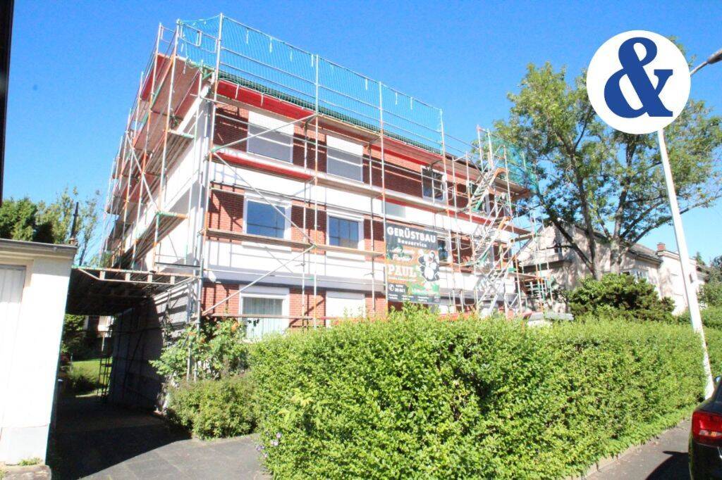 Grüne Sicht und nah am Rhein – 3 Zimmer mit Sonnenbalkon und Einzelgarage, 53175 Bonn (Bad Godesberg Friesdorf Plittersdorf)