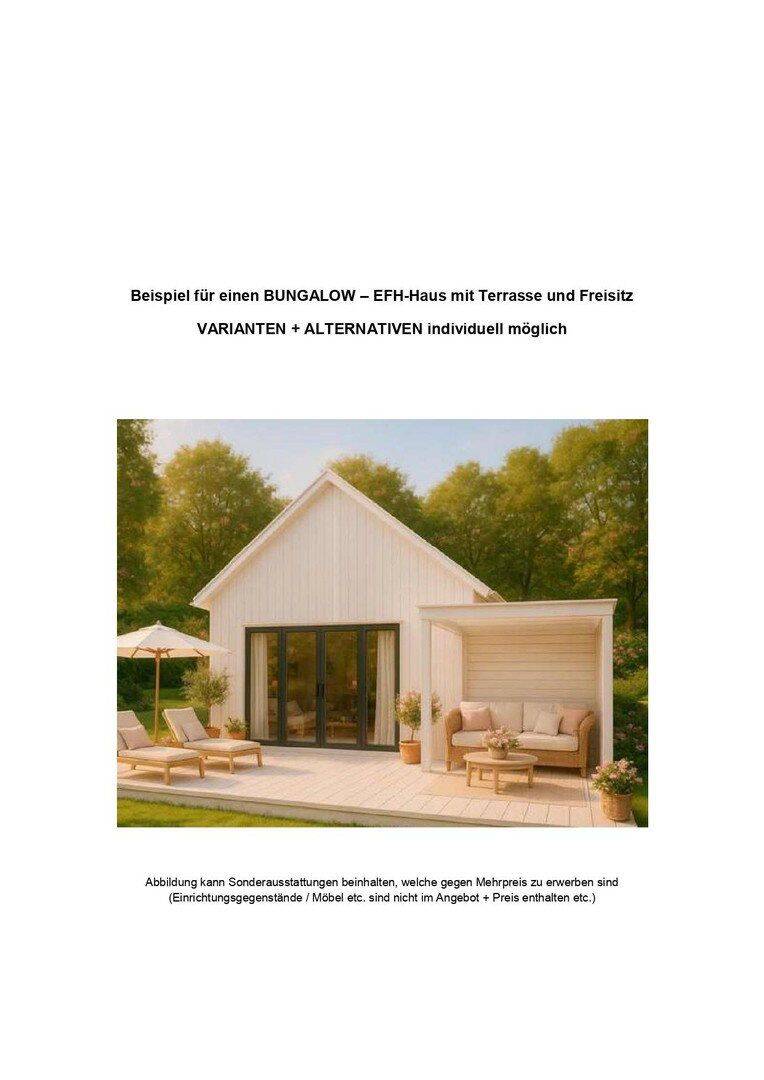 Bungalow – EFH Neubau mit Garten zum Preis einer ETW-Wohnung im Rottal – provisionsfrei von PRIVAT, 94086 Bad Griesbach i. Rottal