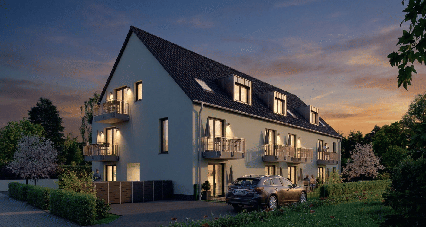 VORSCHAU | Boardinghouse mit 22 Business-Apartments in 86179 Augsburg – vermietungsfertig möbliert!, 86179 Augsburg (Haunstetten Siebenbrunn)