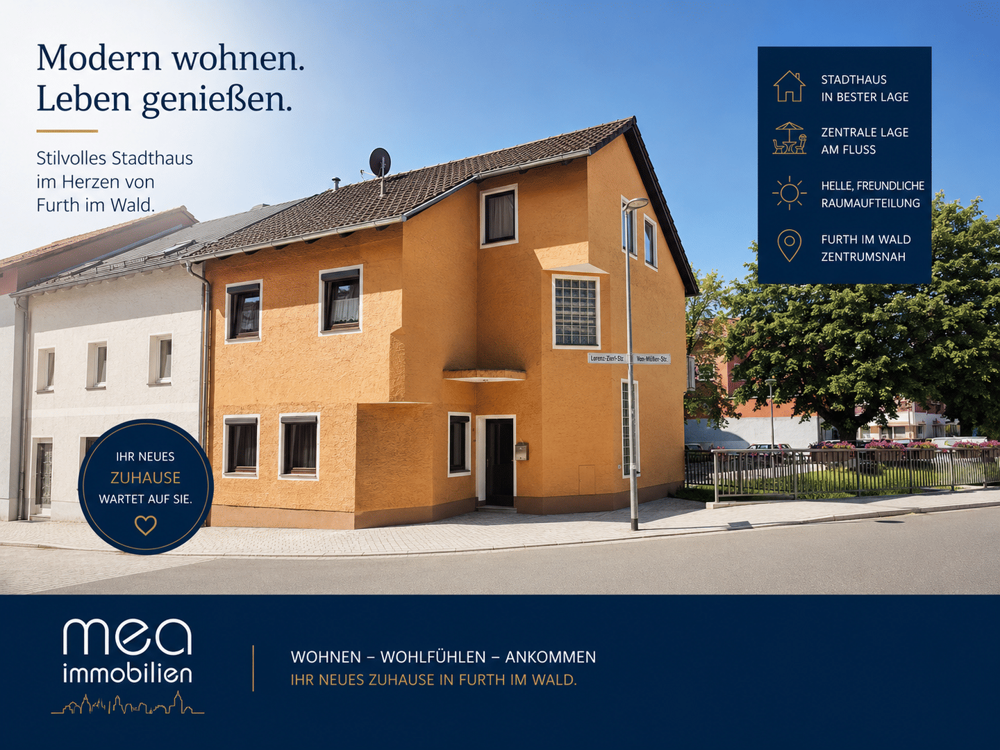 Gepflegtes Stadthaus in zentraler Lage von Furth im Wald, 93437 Arnschwang