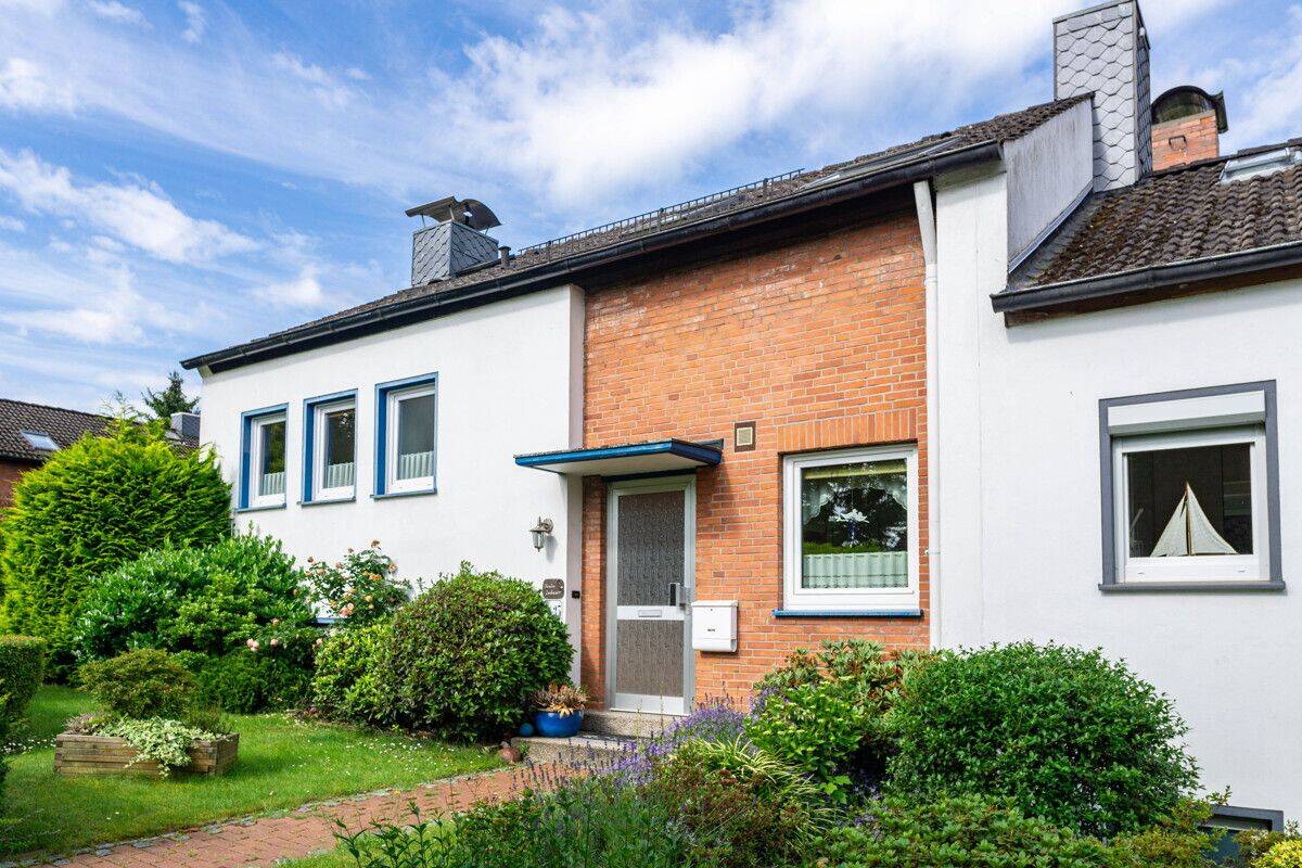 PURNHAGEN-IMMOBILIEN – Reihenendhaus mit Garage in gesuchter Wohnlage von Bremen-Schönebeck!, 28757 Bremen (Aumund-Hammersbeck Fähr-Lobbendorf Schönebeck Sankt Magnus Vegesack)