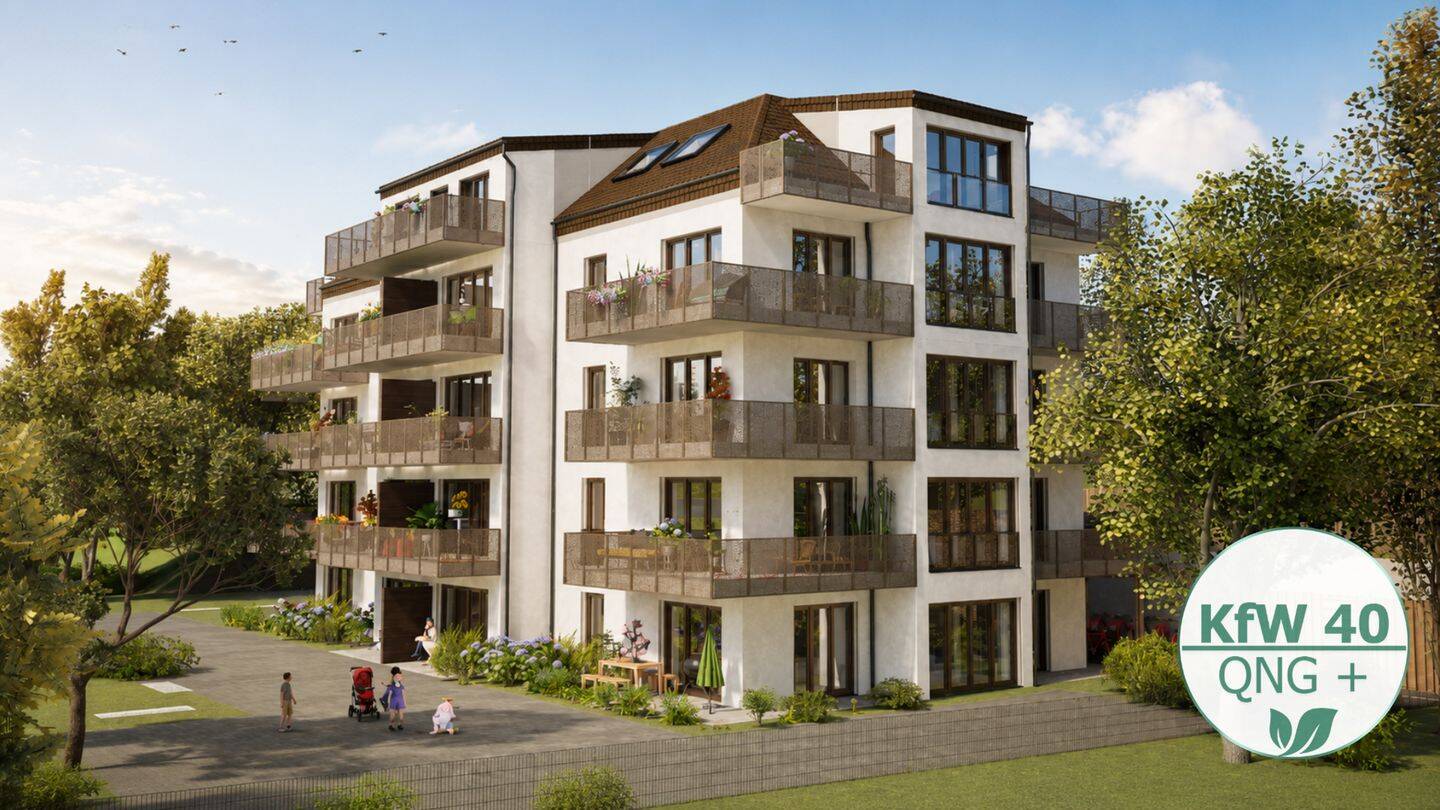 Komfortable 2-Zimmer-Terrassenwohnung im KfW-40-Neubau in Seenähe – Ihr Alterswohnsitz, 4416 Markkleeberg