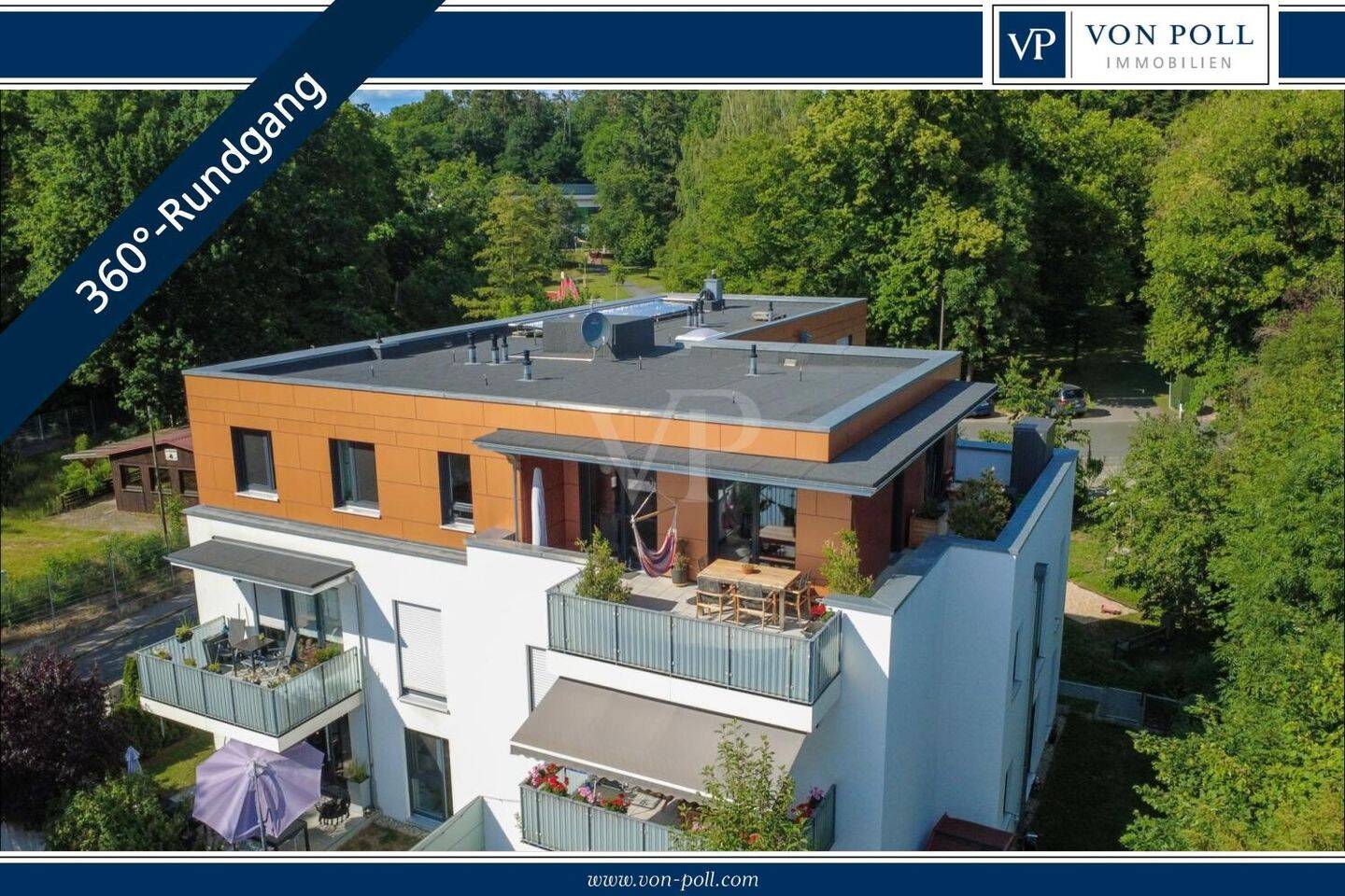 VON POLL | Über den Dächern: Modernes Penthouse mit 45 m² Süd-Dachterrasse, 90513 Zirndorf