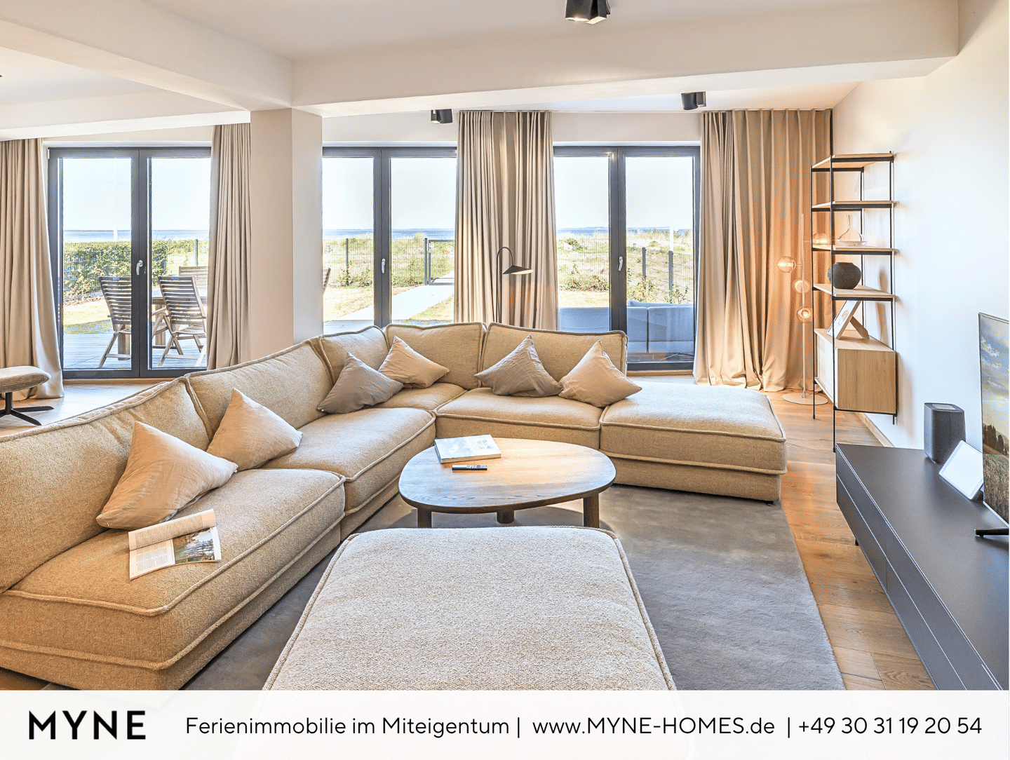 Ferienimmobilie in Miteigentum: Gartenwohnung in erster Meereslinie mit Fitness-/Wellnessbereich, 18551 Glowe