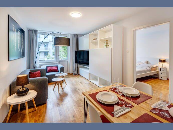 Möbliert: Gut geschnittene Wohnung in bester Lage in Schwabing, 80798 München (Maxvorstadt Schwabing-West)