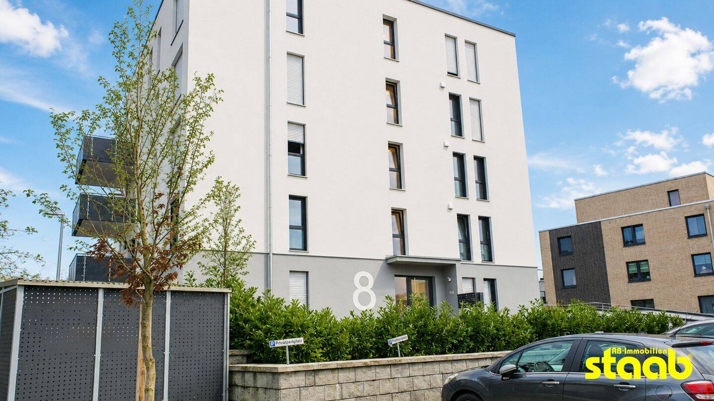SCHICKE SINGLE-WOHNUNG MIT BALKON! *** NEUBAUGEBIET SPESSARTGÄRTEN ***, 63743 Aschaffenburg (Gailbach Innenstadt Obernau Obernauer Kolonie Schweinheim)