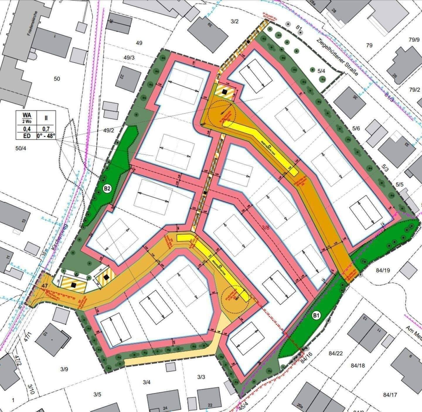 Baugrundstücke am Metzdorfer Hang Flur-Nr. 10 mit 712,50m² Baugrund, 95326 Kulmbach