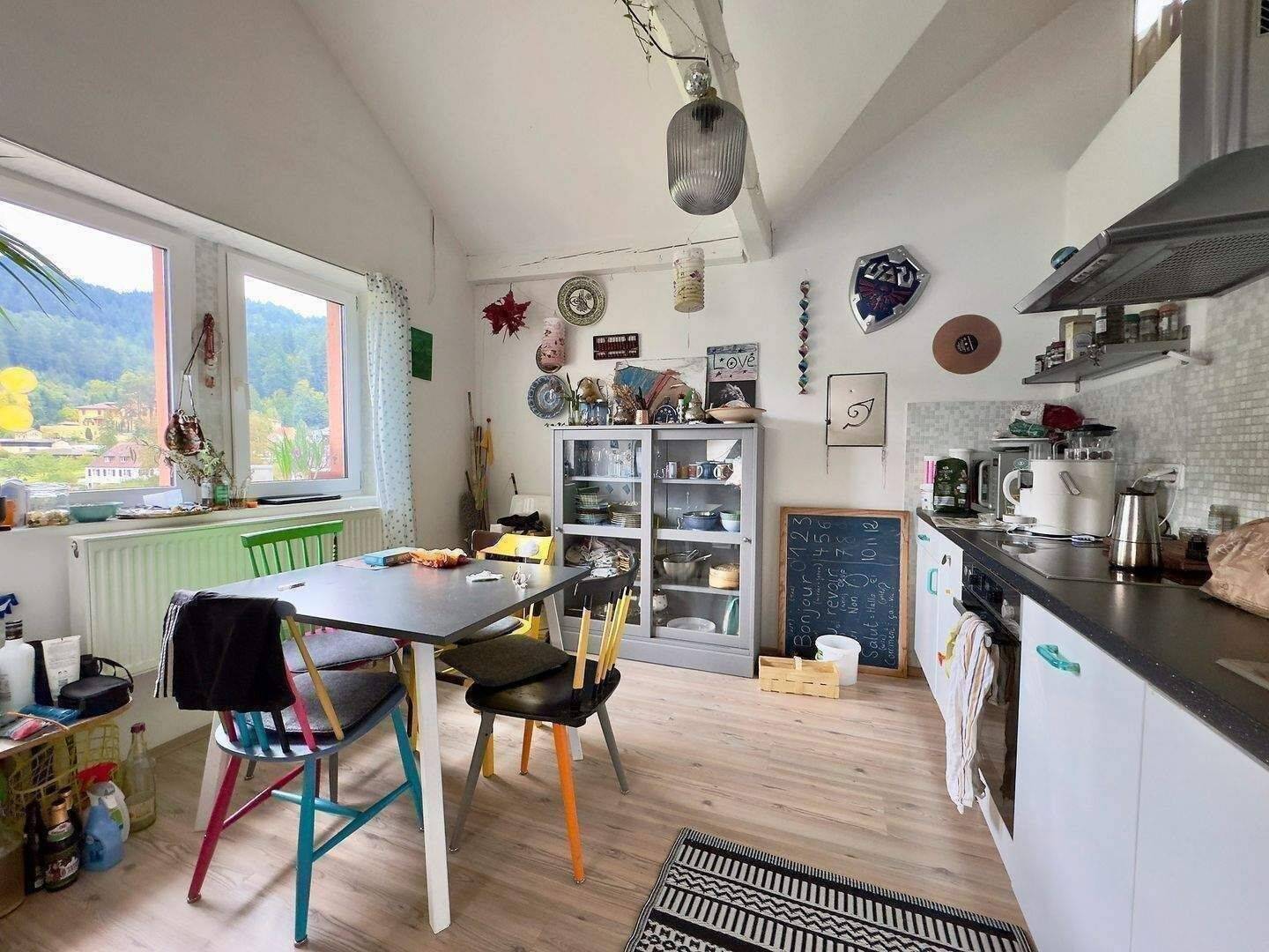 Grosszügige loftige 1,5-Zi-Whg 39qm (ca. 49qm Grundfläche) mit Galerie + in 4-FamHs + GartenHaus + Garten, 79100 Freiburg im Breisgau (Günterstal Vauban Wiehre)