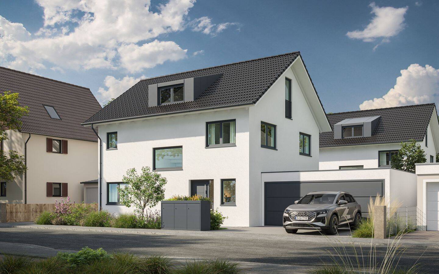 Trudering: Neubauprojekt Einfamilienhaus 1 – modern und energieeffizient (A+), 81825 München (Berg am Laim Trudering-Riem)