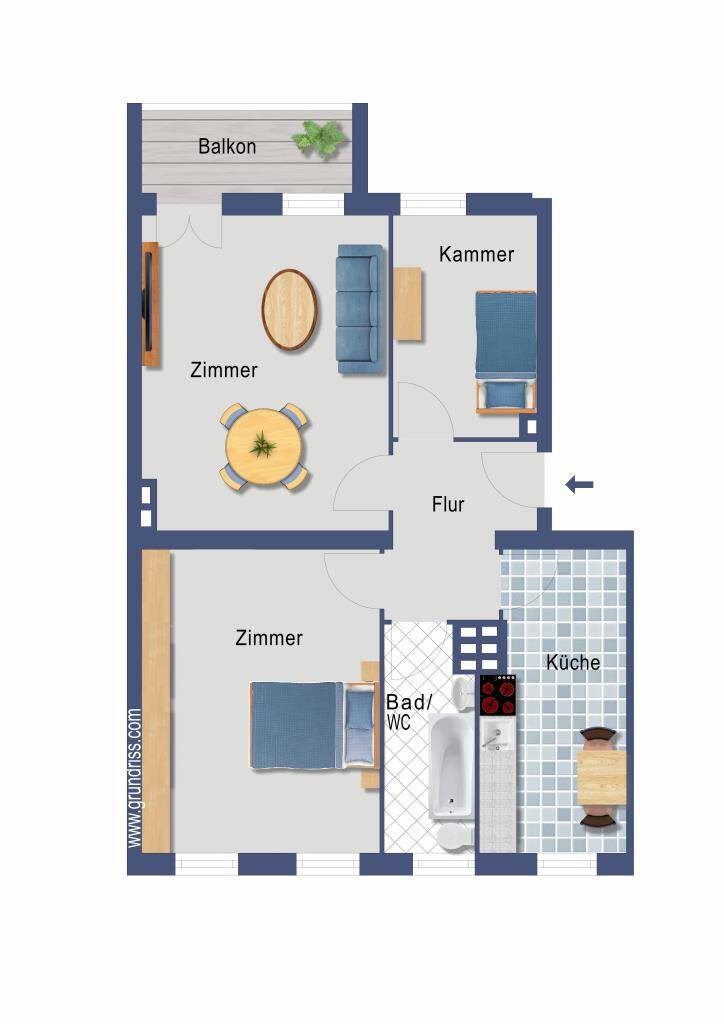 Vermietete Wohnung im denkmalgeschützten ‘Pfahler Block’, 13403 Berlin, 13403 Berlin (Reinickendorf Kolonie Erholung Kolonie Gartenfreunde Tegel Wittenau)