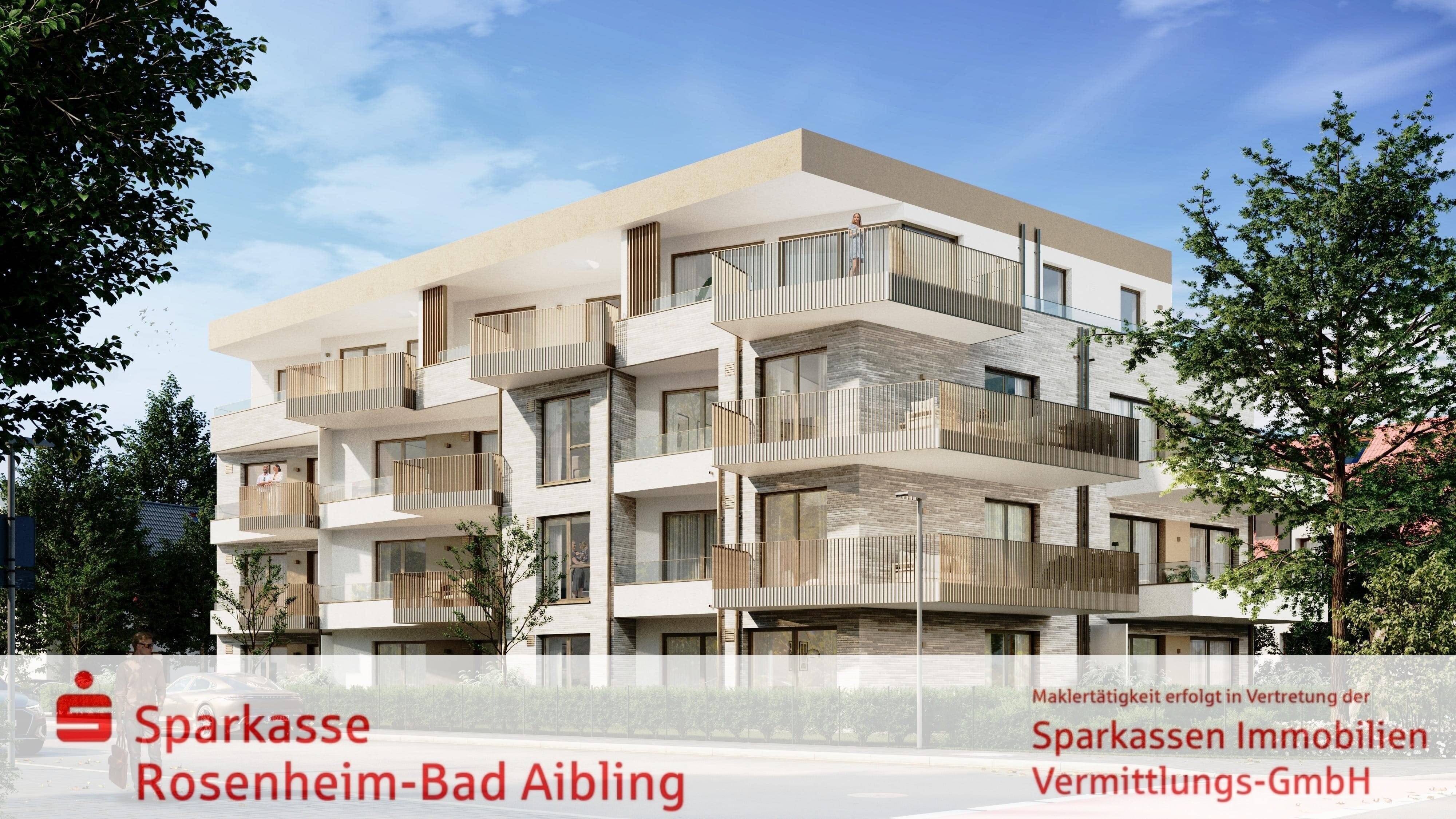 Modernes Wohnen trifft mediterrane Eleganz, 83022 Rosenheim (Happing Innenstadt Ost Süd West)