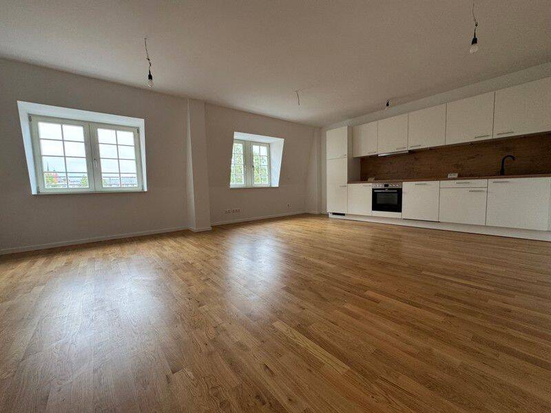 Hier findet jeder seinen Platz: interessante 2-Zi.-Wohnung mit Einbauküche im Erstbezug, 6108 Halle (Saale) (Altstadt Giebichenstein Innenstadt Paulusviertel Saaleaue)