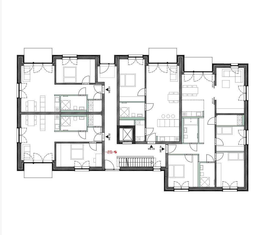 WBS erforderlich: Moderne Paarwohnungen nahe Münster, 48356 Nordwalde