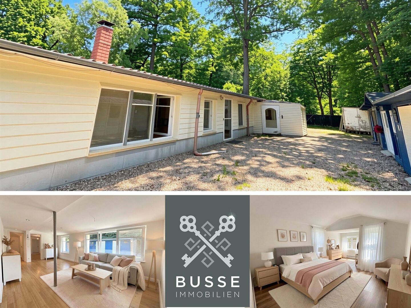 Ankommen. Durchatmen | Bungalow mit 4 Zimmer u. 110qm2 Wohnfläche | Naturparadies mitten in Hamburg., 22339 Hamburg (Hamburg-Nord Fuhlsbüttel Hummelsbüttel)
