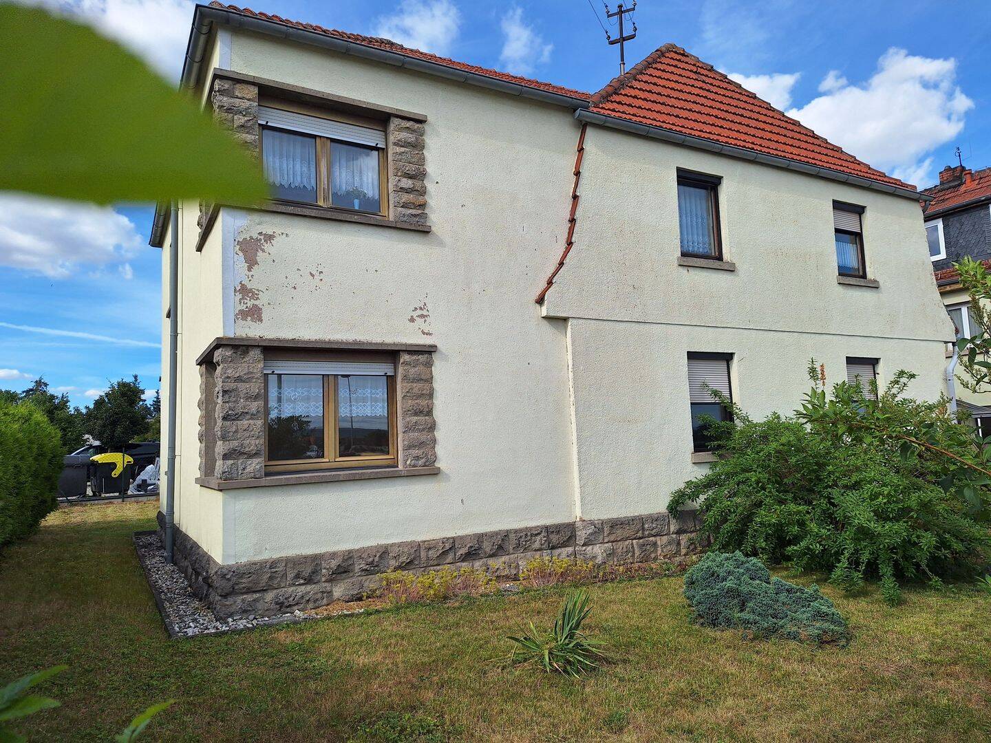 Mehrgenerationenhaus | *Provisionsfrei | teilsan. | mod.-bed. | Zufahrt | Garage Nebengelass | Garten | Oberdorla, 99986 Kammerforst