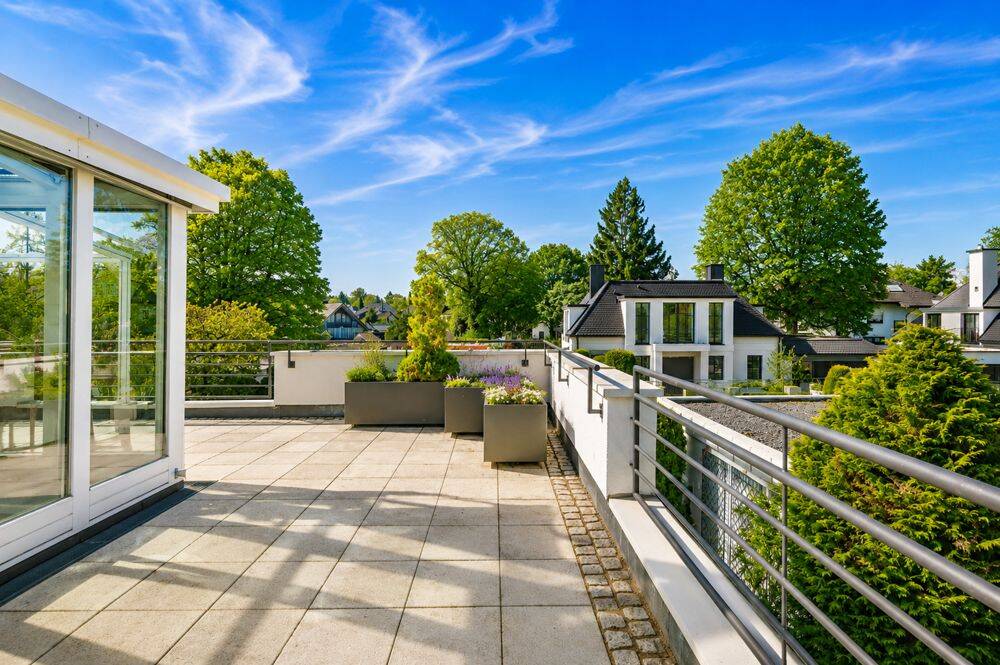 Exklusive Penthousewohnung mit großen Terrassen in Grünwald, 82031 Grünwald
