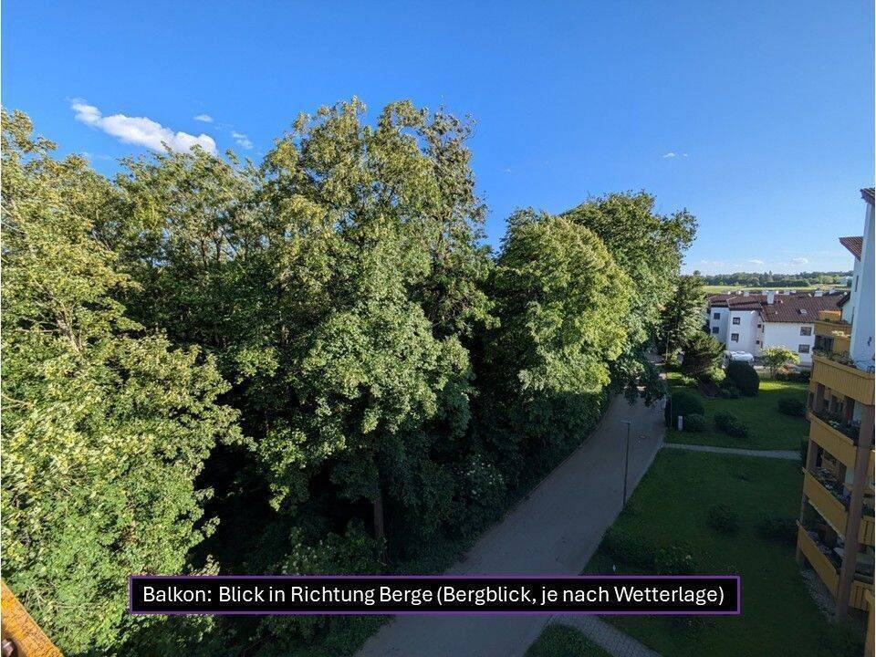 Landsberg, Englischer Garten: Galeriewohnung mit Lech-Blick – ruhig, grün und zentrumsnah, 86899 Landsberg am Lech