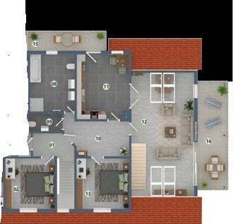 helle moderne Maisonette-Wohnung, 49565 Bramsche