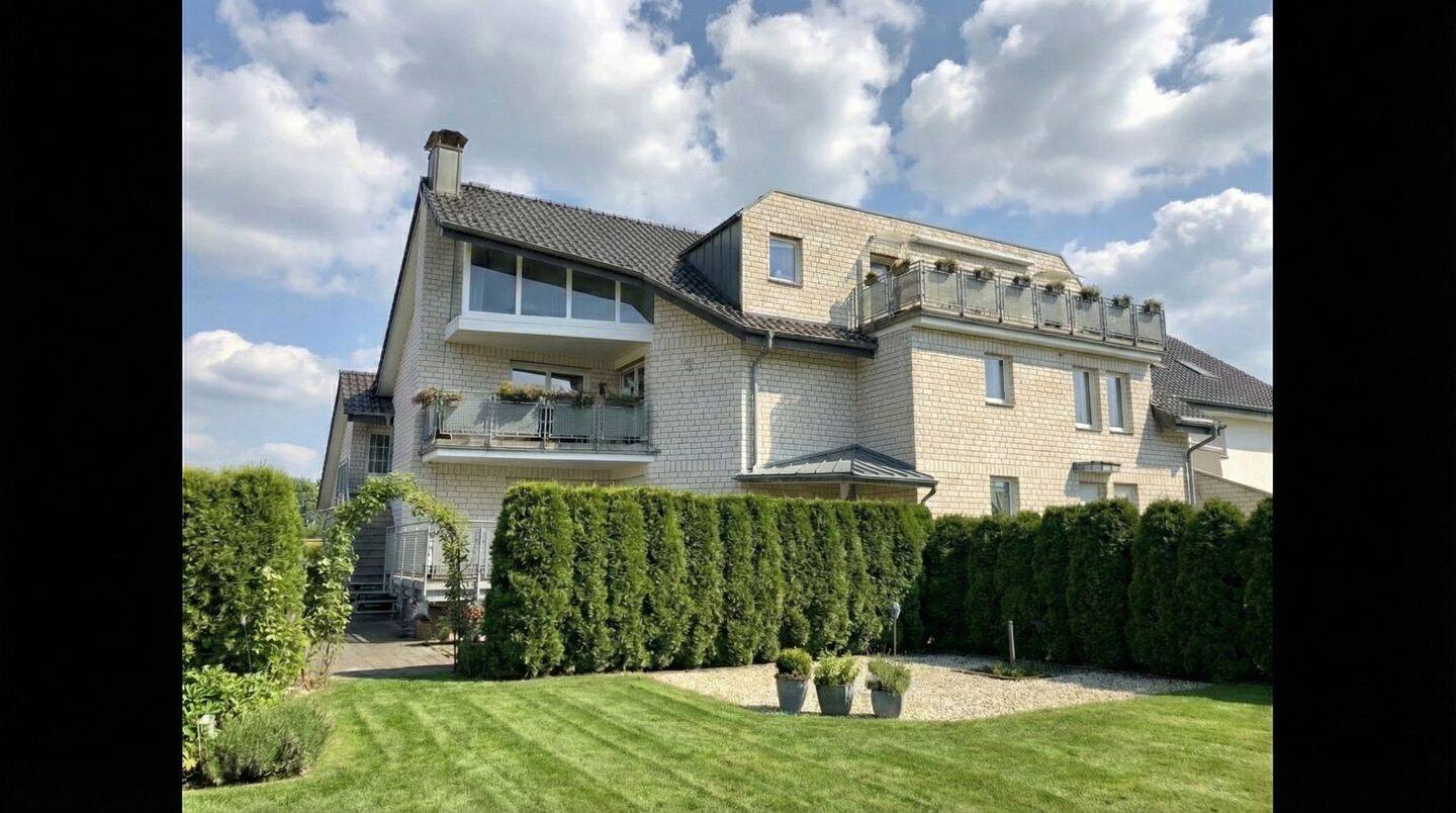 Großzügige, helle 3,5 Zimmer Wohnung mit Balkon und Gartenanteil in Lippborg, 59510 Lippetal