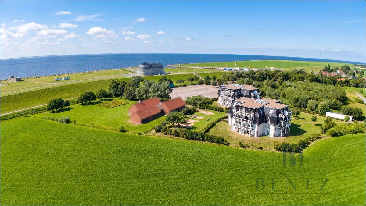 Wremen: Exklusive Ferienwohnung mit Terrasse und Sauna, 27639 Wurster Nordseeküste