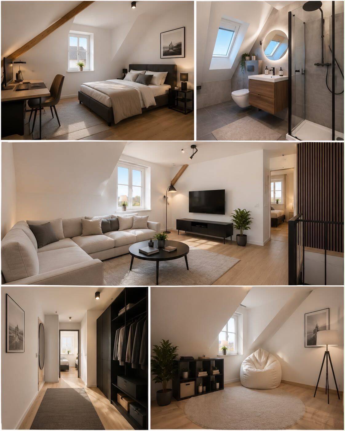 Ausgebaute neue 2-Zimmer- Dachgeschoss-Wohnung in gepflegtem Haus in Ludwigshafen, 67063 Ludwigshafen am Rhein (Friesenheim/Nord)