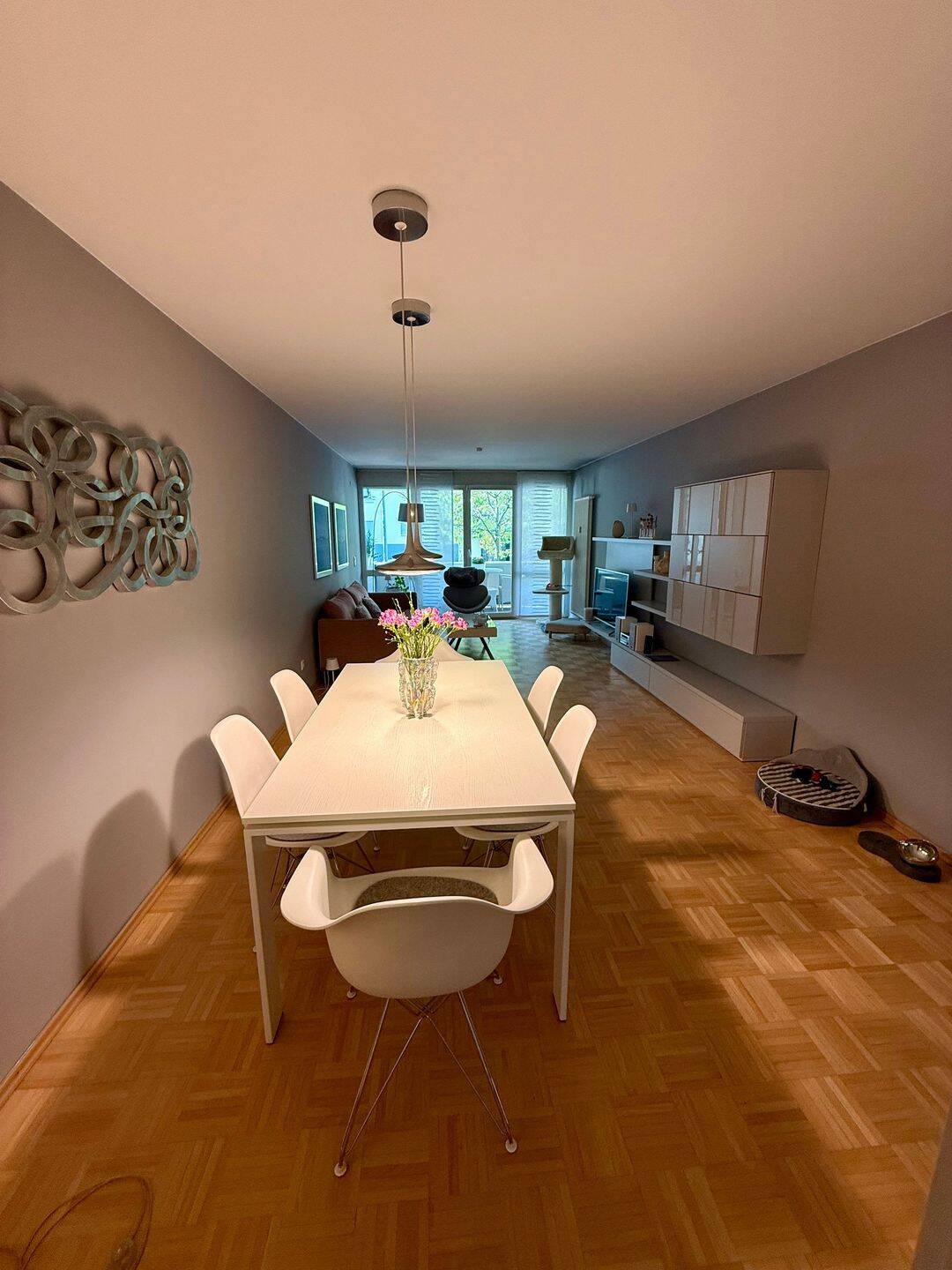 Möblierte 4-Zimmerwohnung mit Balkon & Garten (befristet), 76135 Karlsruhe (Beiertheim-Bulach Oberreut Südweststadt Weststadt)