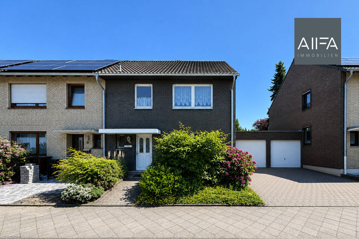 AllFa – Gepflegtes Reihenendhaus mit Garage & Ausbaupotenzial in Mönchengladbach-Pongs!, 41239 Mönchengladbach