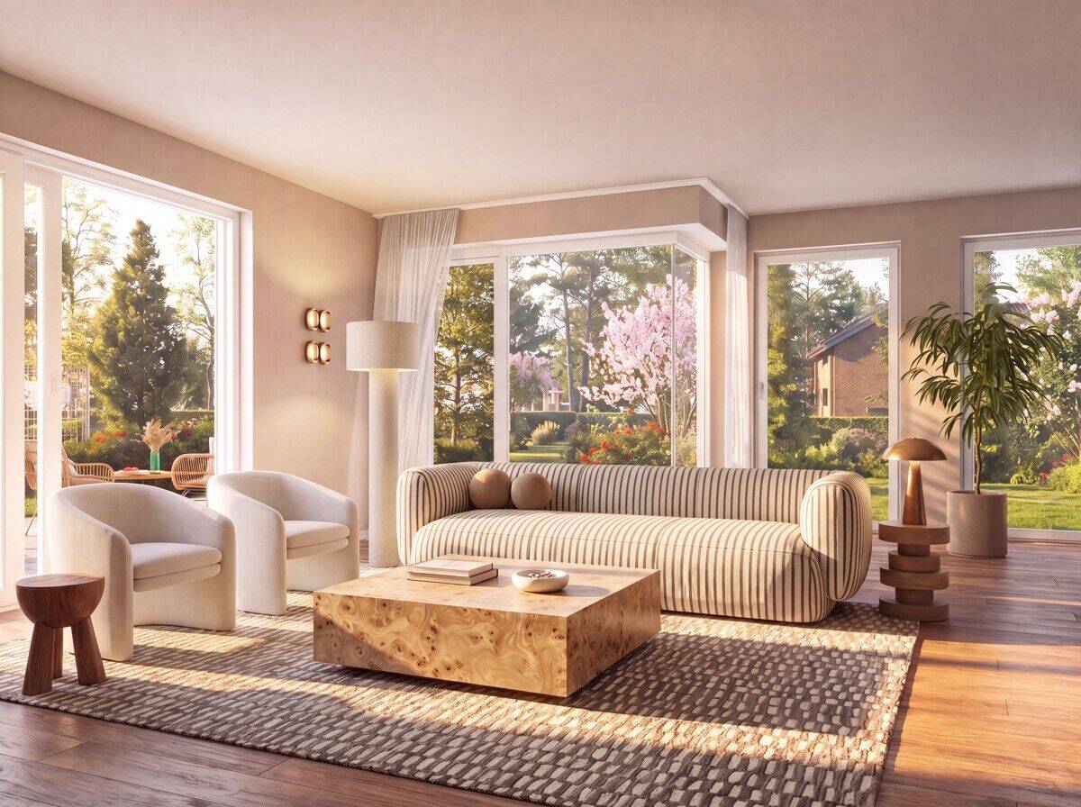 Wohnerlebnis Starnberger See: Familiendomizil mit sonniger Terrasse, 2 Balkonen und eigenem Garten, 82335 Berg