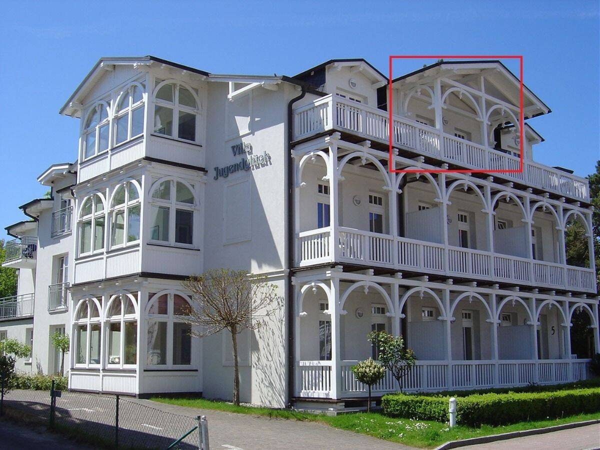 „Ein kleines Glück am Meer“ 1 Zi.-Appartement in der Villa Jugendglück im Ostseebad Binz – by Rujana, 18609 Binz