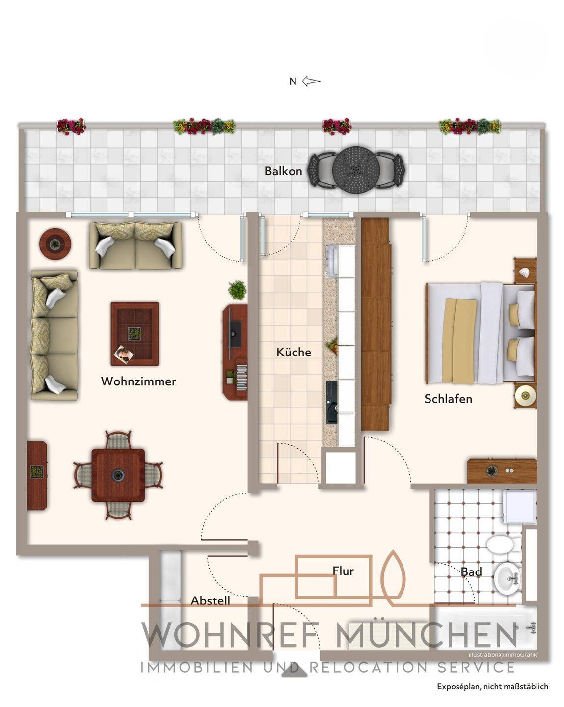 Weitblick inklusive – charmante 2-Zimmer, ca. 72 m², top gepflegt & ausbaufähig, 81477 München (Thalk. Obersendl.-Forsten-Fürstenr.-Solln)