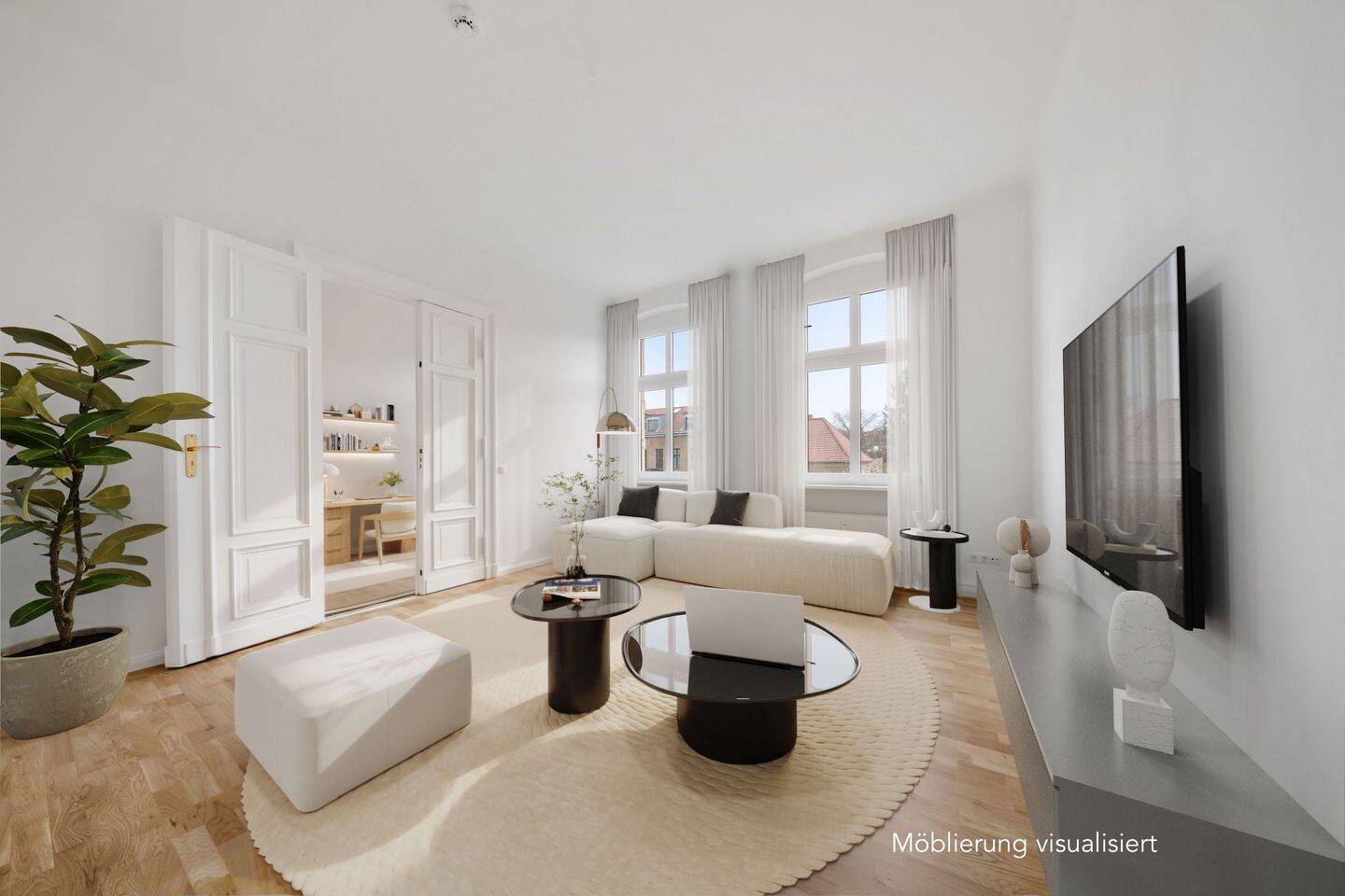 ***BEZUGSFREI: Frisch renovierte Altbauwohnung mit Balkon***, 12587 Berlin (Treptow-Köpenick Friedrichshagen Kleingartenanlage Erpetal Kleingartenanlage Wiesengrund)