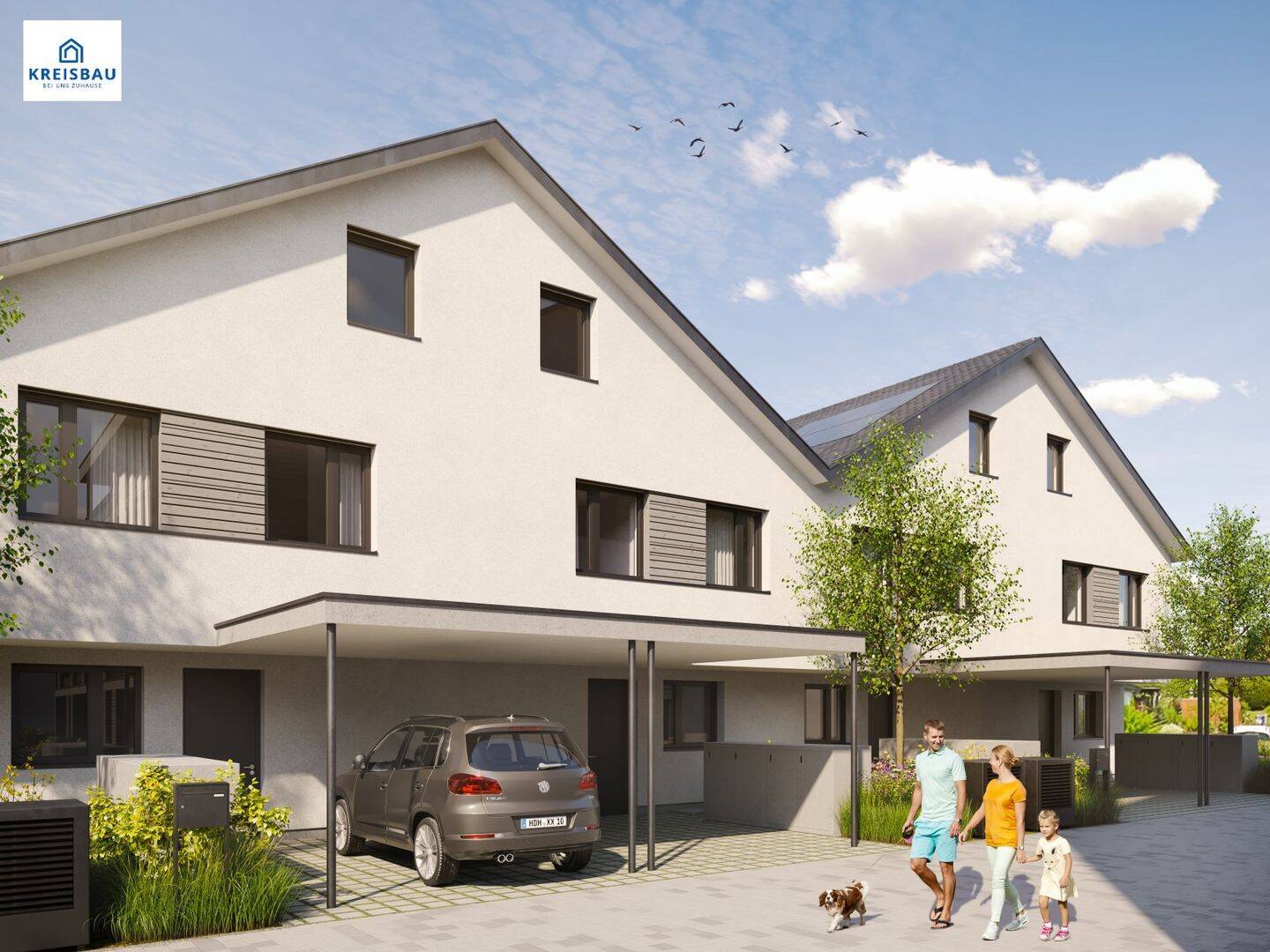 NEUBAU – Reihenmittelhaus – geräumig, modern, effizient, mit Wärmepumpe und Photovoltaikanlage, 89547 Gerstetten