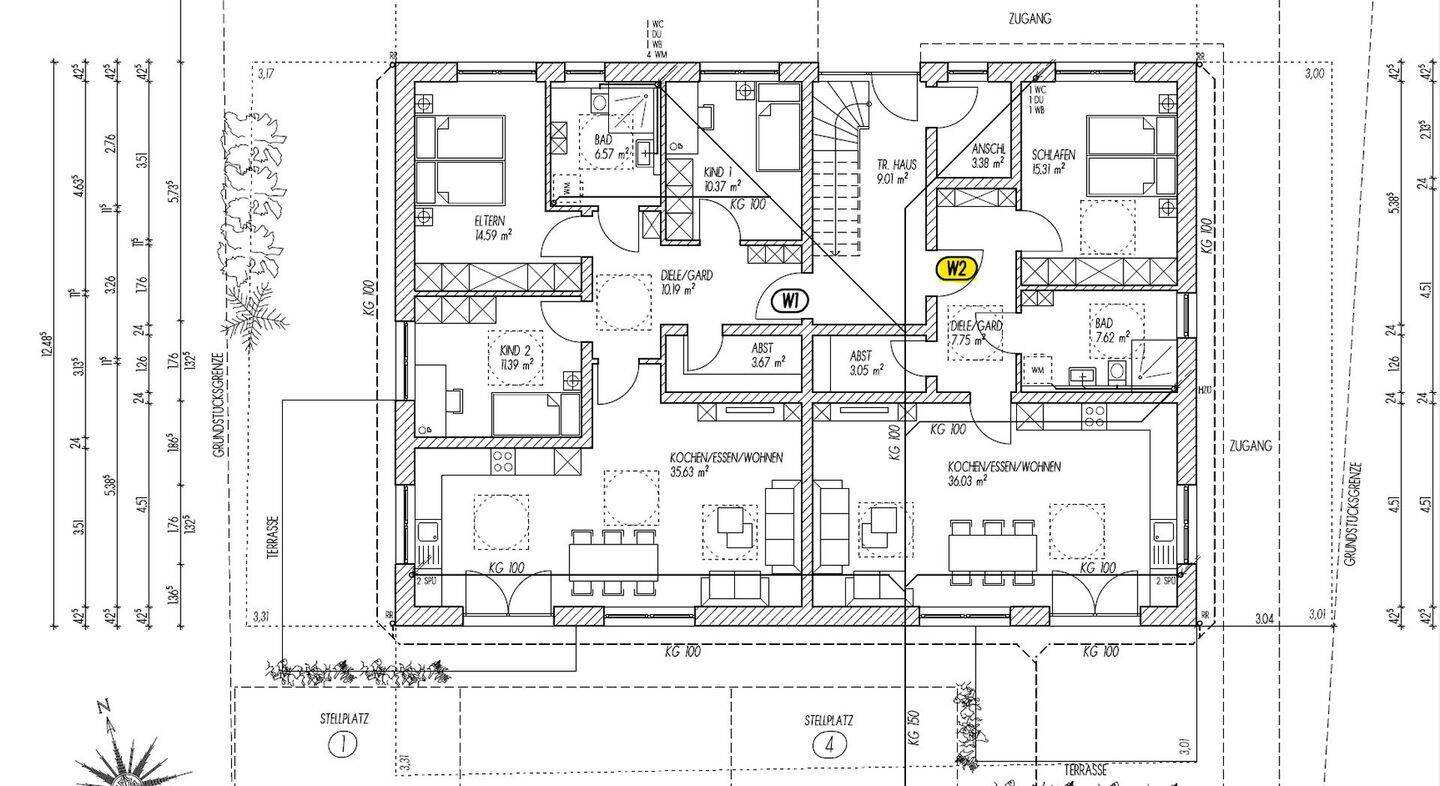 Attraktive 2-Zimmer-Wohnung in Cham – KFW 40 Standard, 93413 Cham