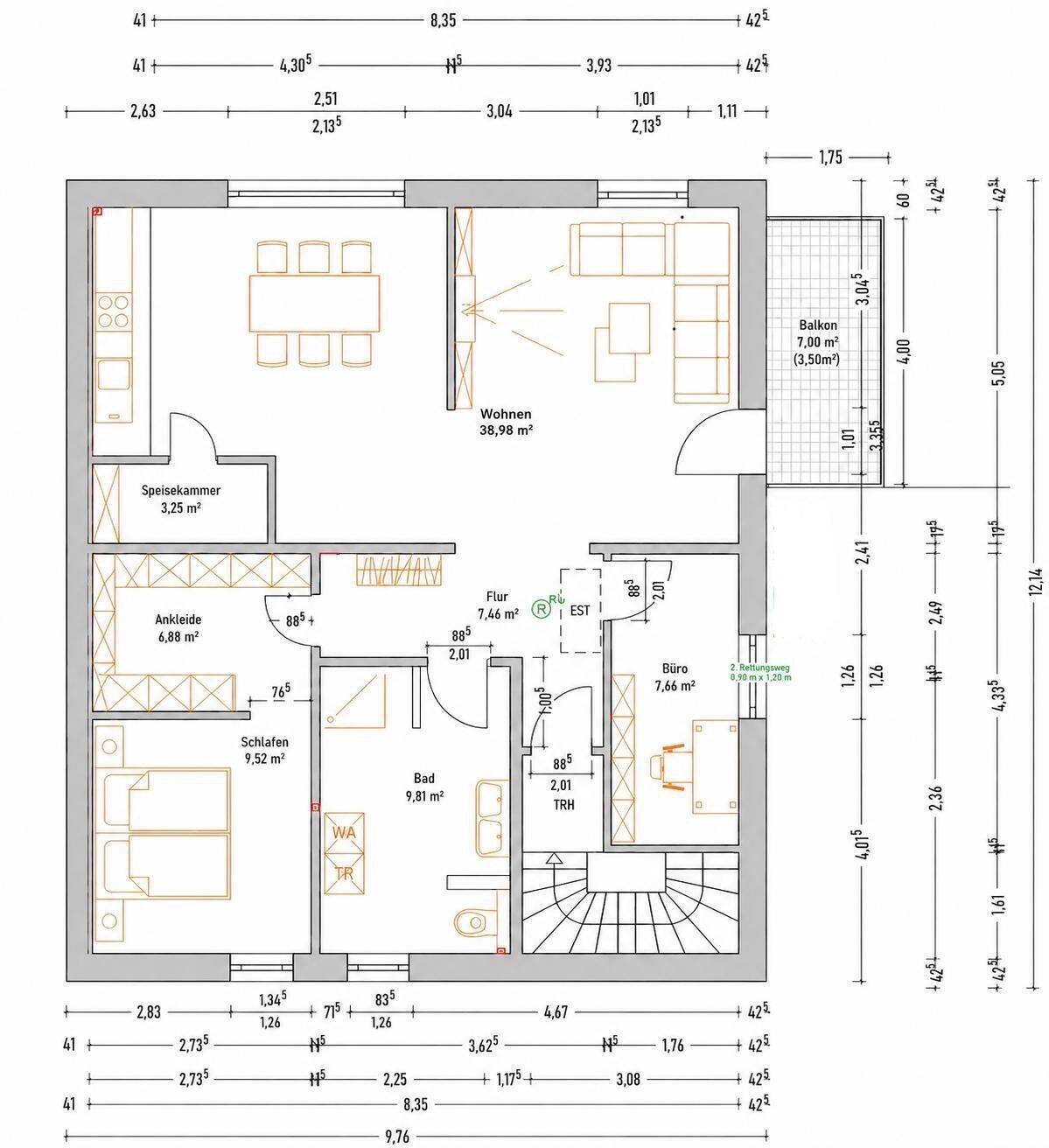 Exklusive Neubauwohnung im Zweiparteien Haus – Erstbezug, 59494 Soest