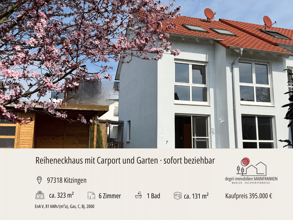 Ihr neues Zuhause in Kitzingen – 6 Zimmer, Südterrasse, Garten & Dachatelier, 97318 Biebelried