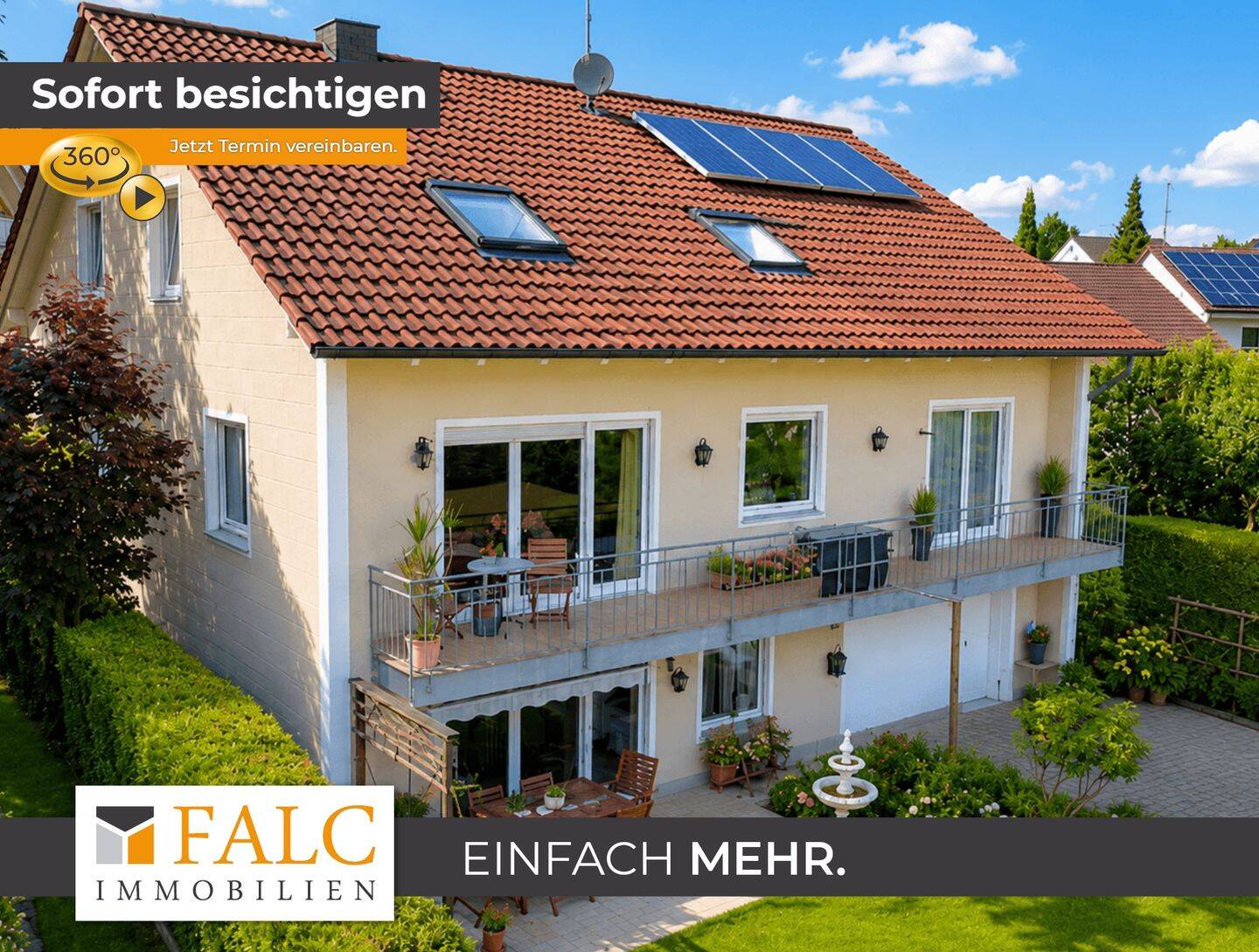 Zweifamilienhaus am Hang: 2×4 Zimmer + viel Extra Platz im Grünen, 86559 Adelzhausen