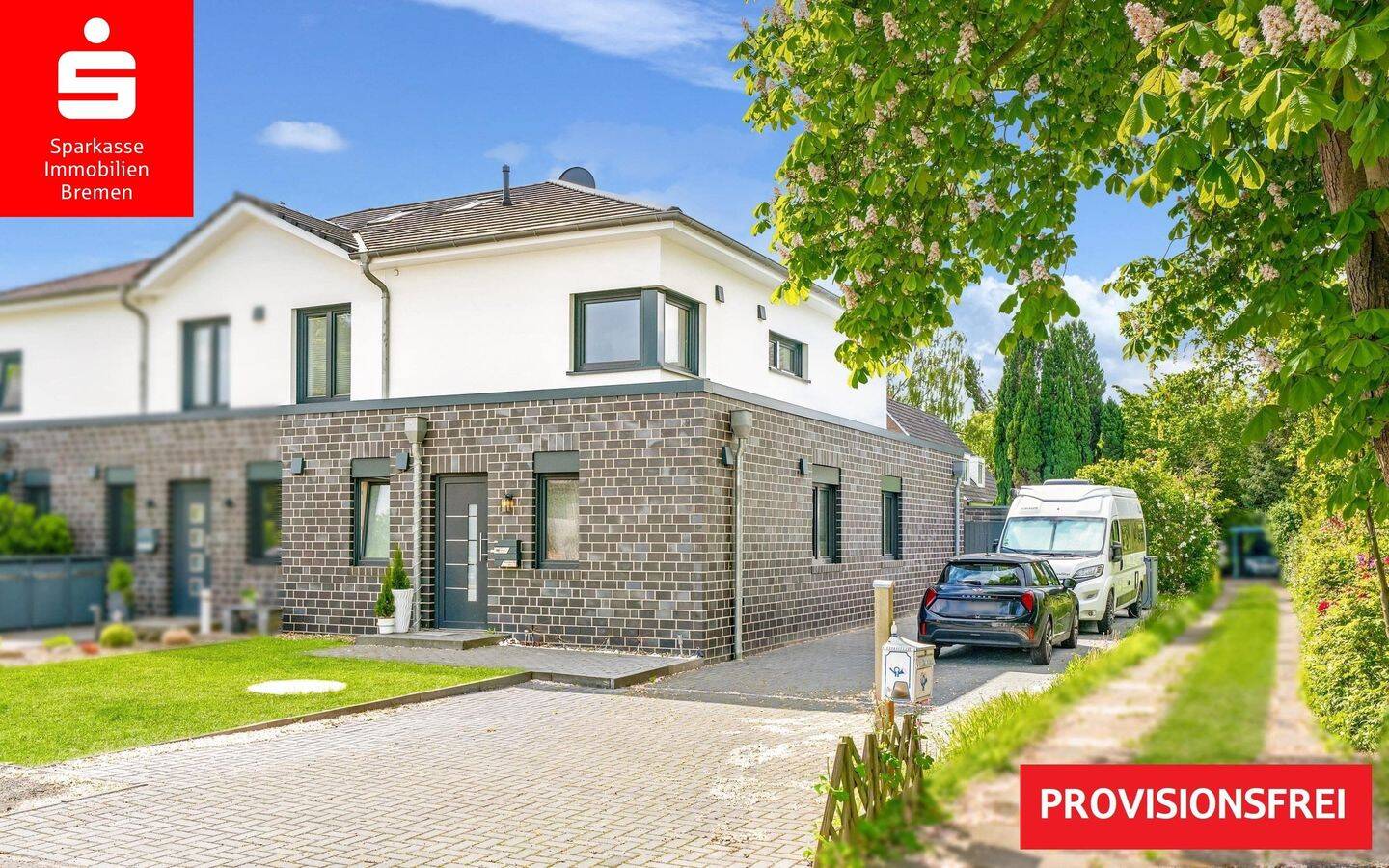 Wilhelm-Busch-Siedlung: Familienfreundliches Reihenendhaus mit Garten & Stellplatz – provisionsfrei, 28309 Bremen (Hemelingen Sebaldsbrück)